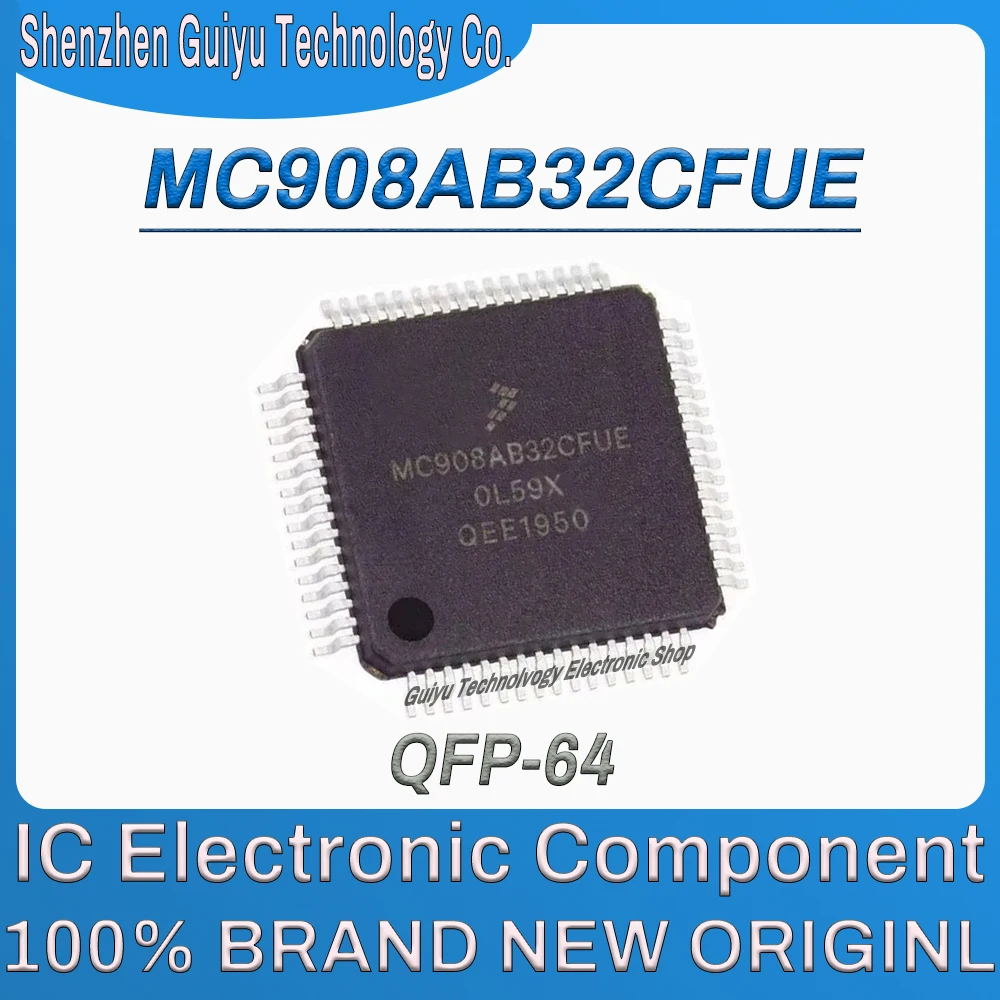 MC908AB32CFUE MC908AB32CFU MC908AB32CF MC908AB32C MC908AB32 MC908AB MC908A MC908 QFP-64 IC MCU Chip