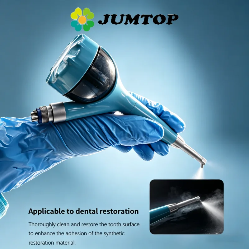 JUMTOP Dental Air Prophy Sandblasting Gun Teeth Whitening Spray Polisher