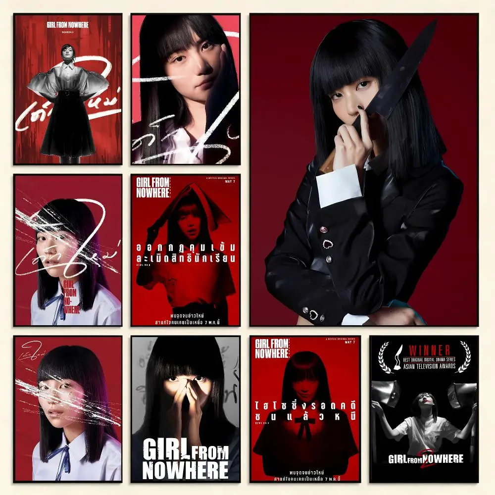 Teen drama Girl from Nowhere Poster Series Print Unframed Aesthetic Wall Decor Gift Living Room Bedroom