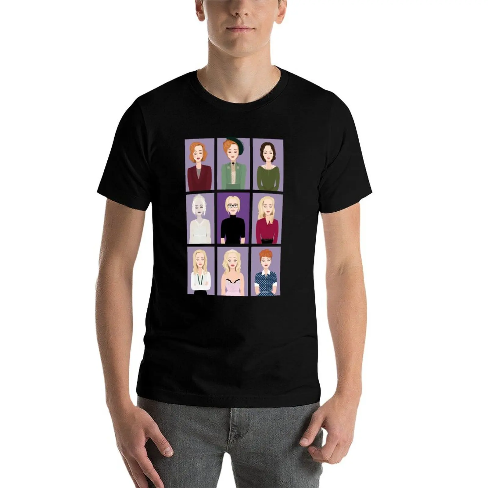 جيليان أندرسون - شخصيات تي شيرت تي شيرت رجل قطن تي شيرت رجالي قطن 100% جرافيك تي شيرت للرجل تي شيرت #5