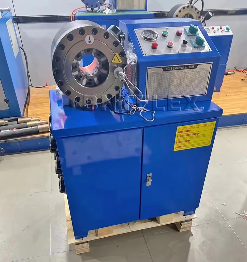 BNT50D-Machine combinée de sertissage et d'épluchage, 380V, 3 phases, 2 pouces, équipement de bain et d'atelier, presse à tuyau hydraulique