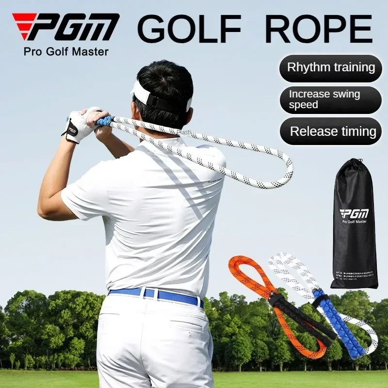 PGM Golf Power Rope Swing Fitness Rope Boosts Speed Strength Rhythm Training Indoor And Outdoor Practitioner HGB025