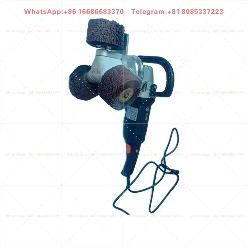 Electric Polishing MachineThree Grinding Heads High Efficiency Polishing Machine Laser Deburring Machine