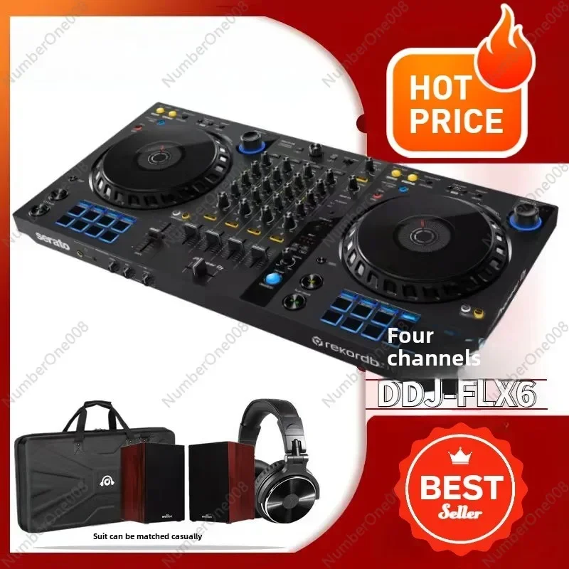 DDJ FLX6-GT Four-channel DJ Player, Digital DJ Controller Supports Dual Software