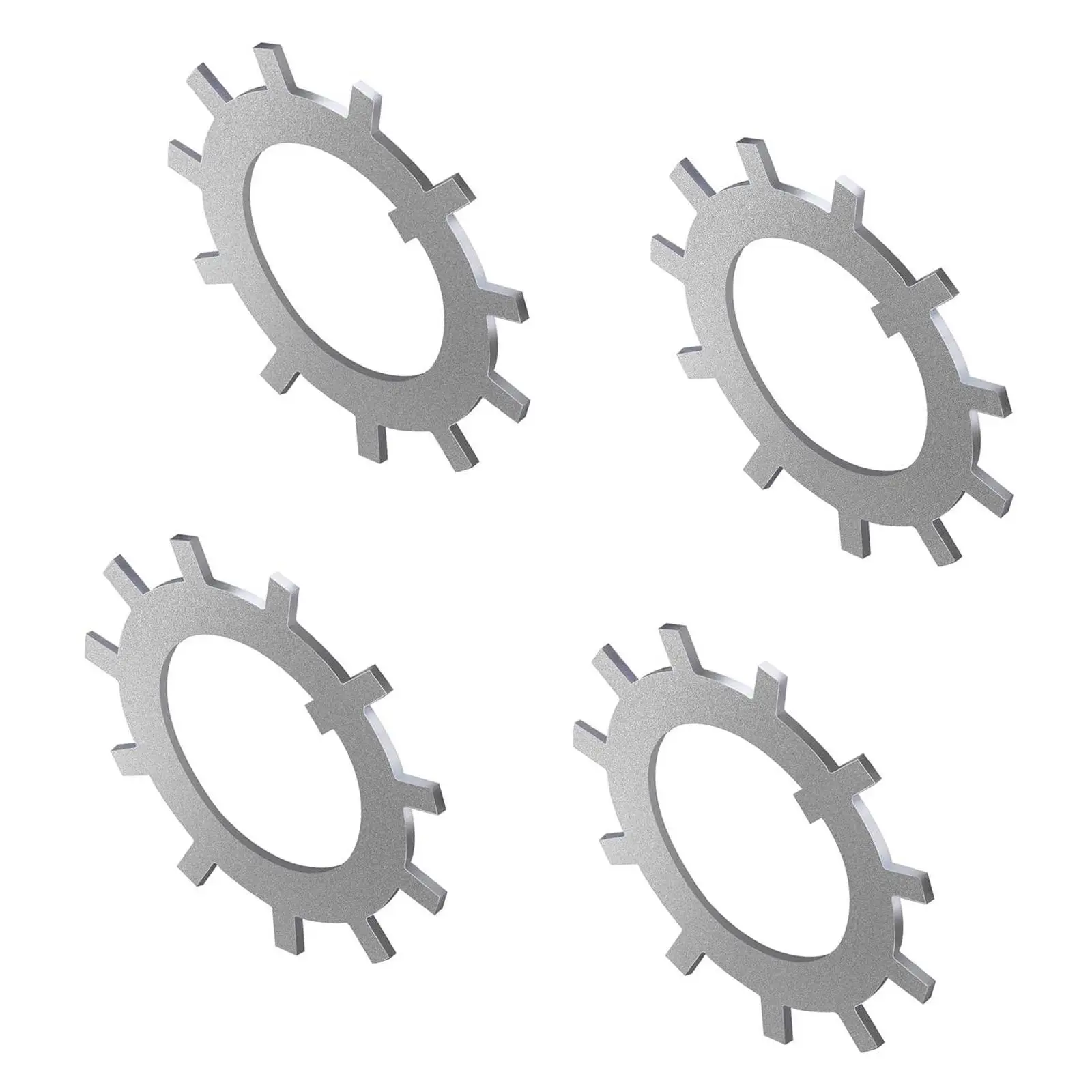 

4x Trailer Wheel Spindle Tang Washers Heavy Duty 1.77" Components Accs Sturdy Axle Parts Tang Washers for 10K 12K 15K