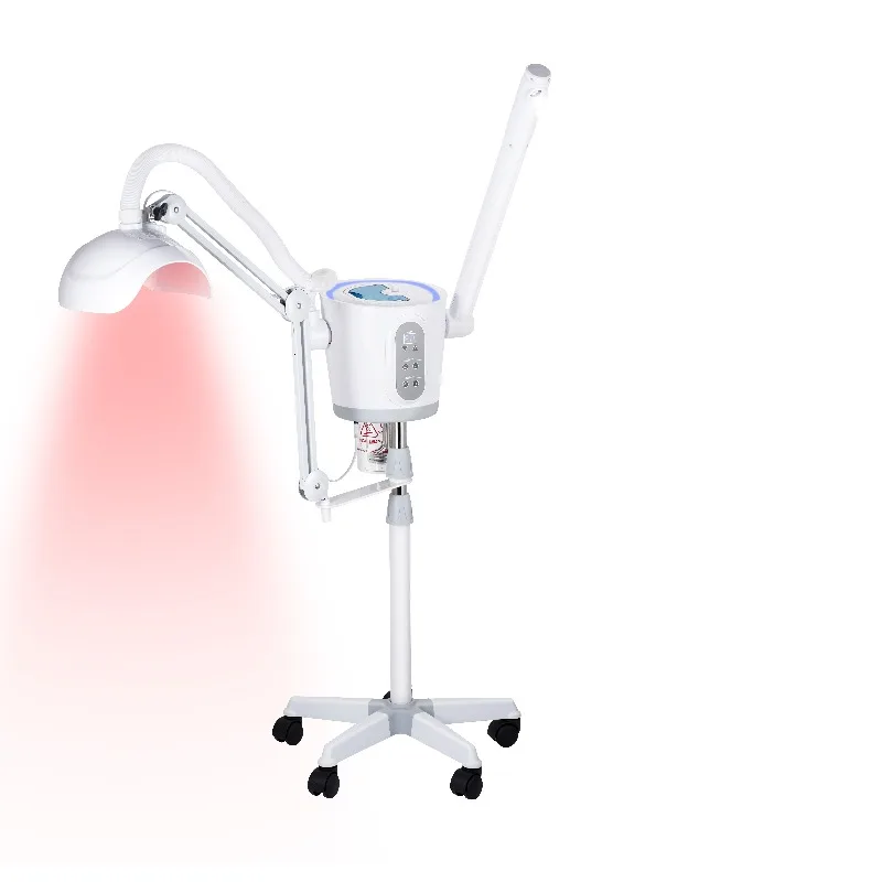 

Electric Standing Beauty Phototherapy Spectrometer Multifunctional Facial Steamer for Salon Use Nano Technology Plastic Material