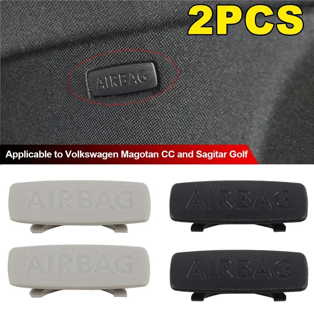 Car Airbag A B C Pillar Insert Trim Cover Badge For VW CC Golf Jetta Passat Polo Touran 5G0853437 1K0853437 3C0853437