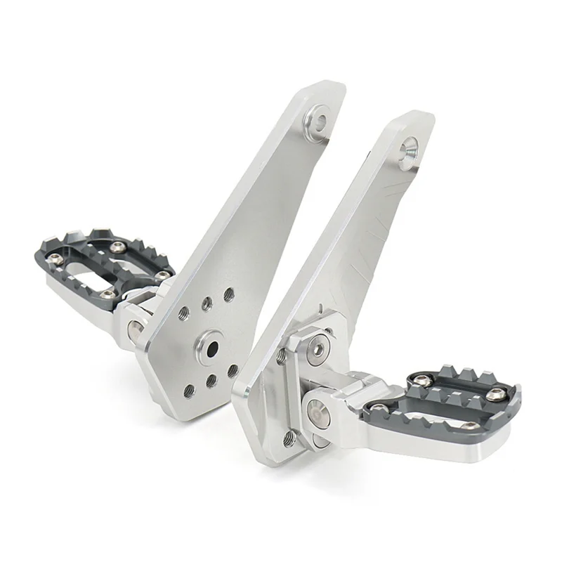 

AASS-For HONDA XADV 750 Footpegs For HONDA XADV 750 Passenger Rear Fold Footrest Silver