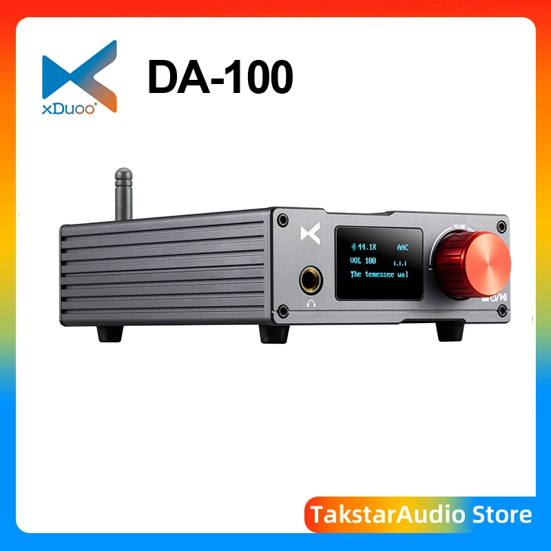 XDUOO DA-100 HD Bluetooth & Power Amplifier ES9018K2M DAC Chip Output Power 50W*2 Support SBC/AAC/aptX/LDAC DA100 USB DAC