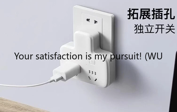 

Socket one to two multi-function conversion plug expansion plug two-bit sub-control converter 96023