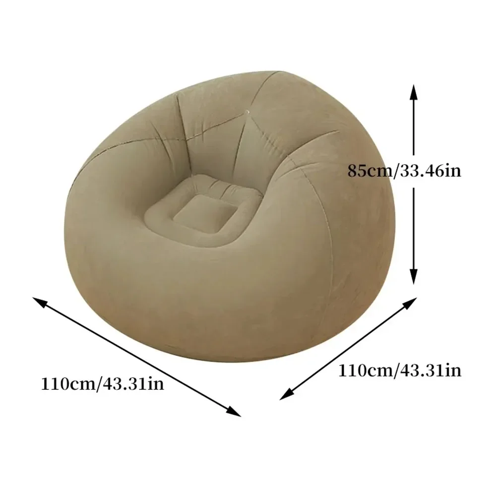 Large Lazy Inflatable Sofa Chairs PVC Lounger Seat Bean Bag Sofas Pouf Puff Couch Tatami Living Room Supply Gift