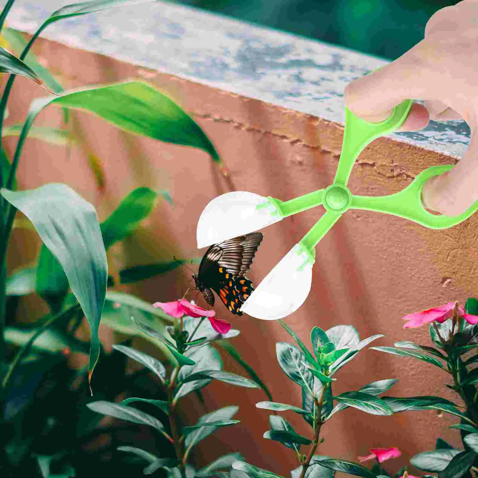 6 pçs insetos pegar braçadeira crianças apanhador tesoura scooper biologia aprendizagem educação ferramenta para jogar criança brinquedos inseto grabber