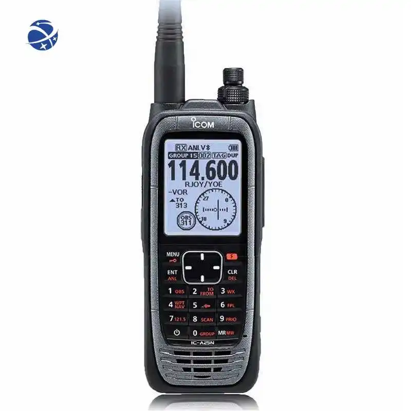 Yunyi Handheld DMR Walkie-Talkie Radio Built-in GPS and VHF Air Band Transceivers Long Ran with Bluetooth for IC A25NE A25N