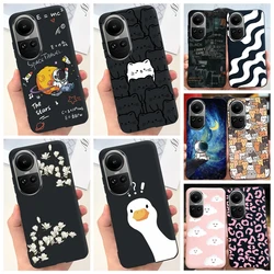 For Oppo Reno 10 Pro 5G Phone Case Soft Liquid Silicone Camera Protection Shell For Oppo Reno10 10Pro 10 Pro Plus Bumper Coques