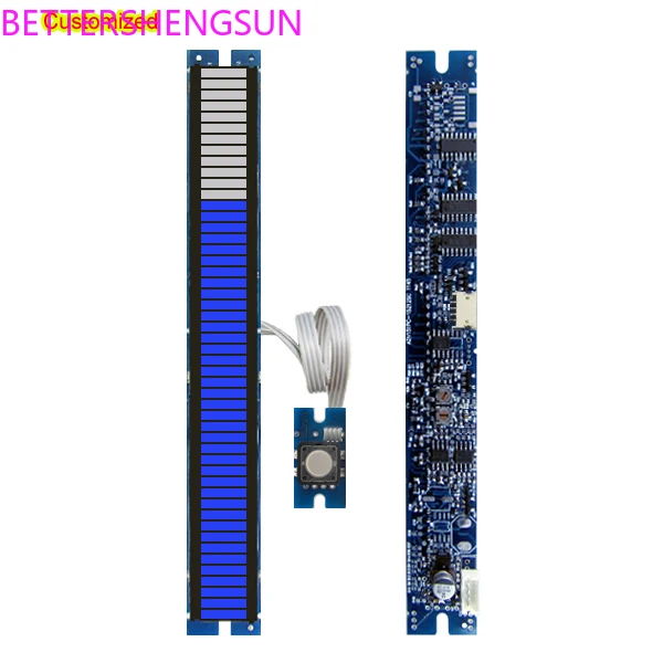 New column display / point display switchable peak hold vu meter module / LED light column display device / frequency divider