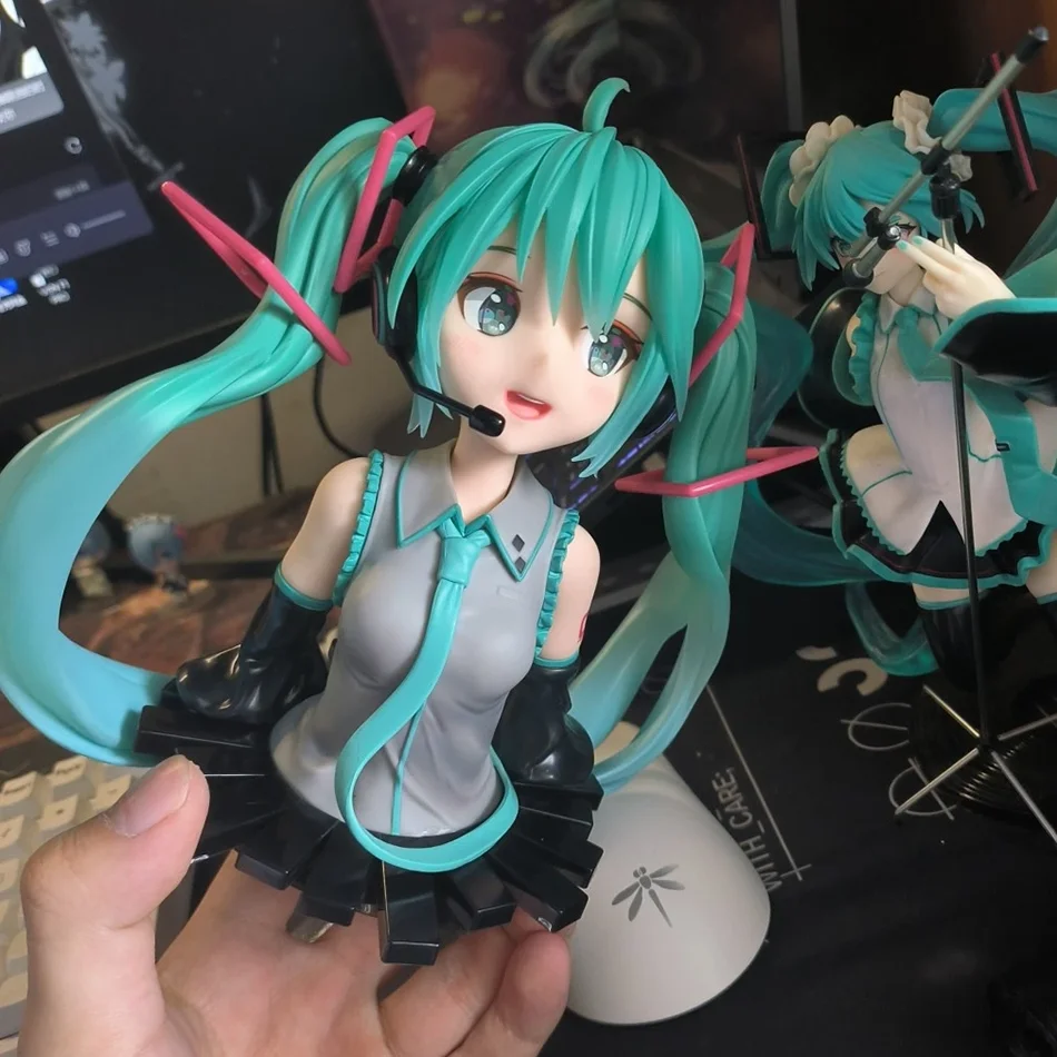Neue Hatsune Miku Büste Anime-Figur PVC-Modell Actionfigur Dekoration Sammlerstück Geschenk