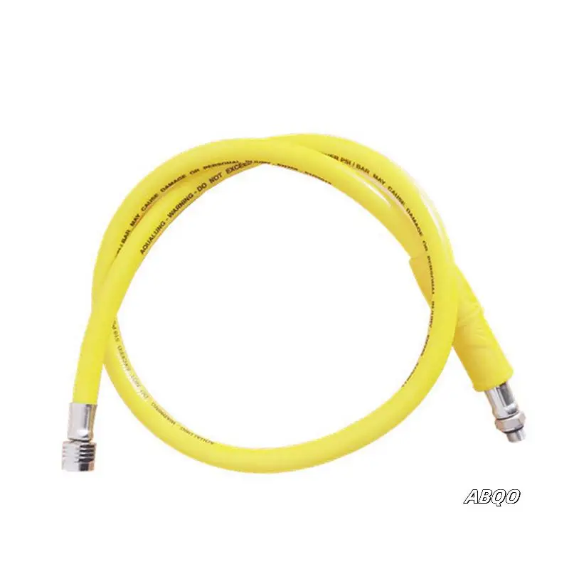 

4X Durable Scuba Diving BCD Medium Pressure Hose Scuba Diving Regulator For 2Nd Gauge Breathing Regulator