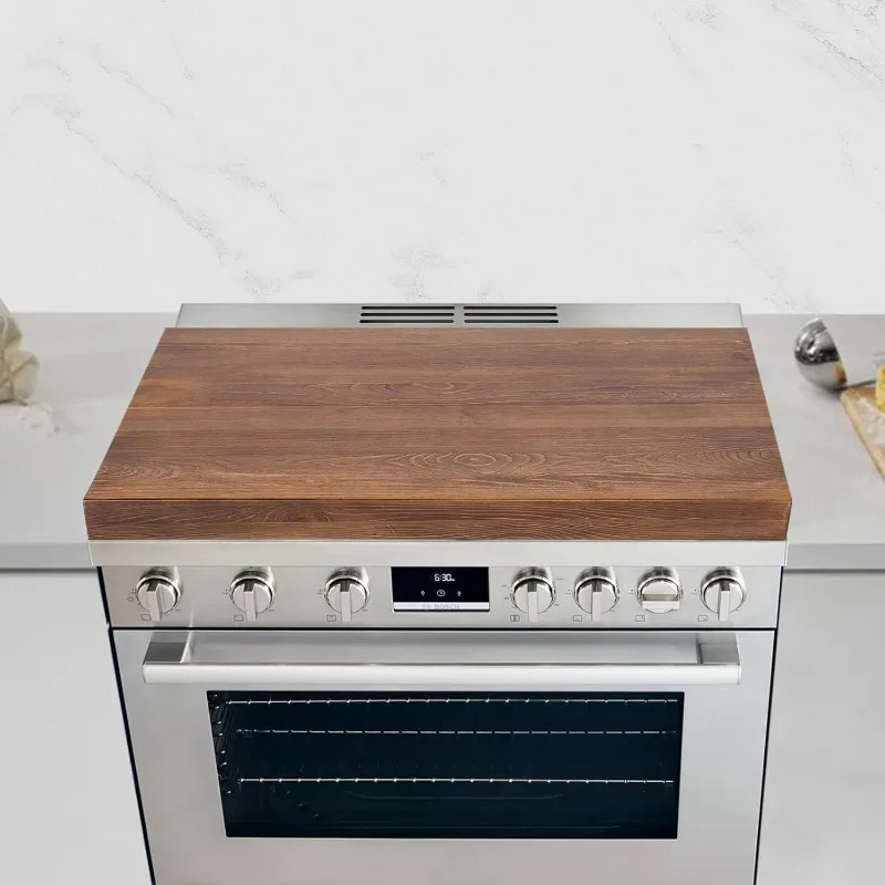 

Noodle Board Multiple Wood Stove Top Covers for Electric Stove and Gas Stove, Sink Cover, Cutting Boards, Serving Tray, 30x22 In