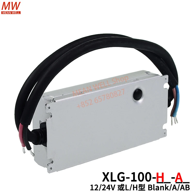 Original MEAN WELL 100W Constant Current Mode LED Driver Switching Power Supply XLG-100-12-A XLG-100-24-A XLG-100-H-A