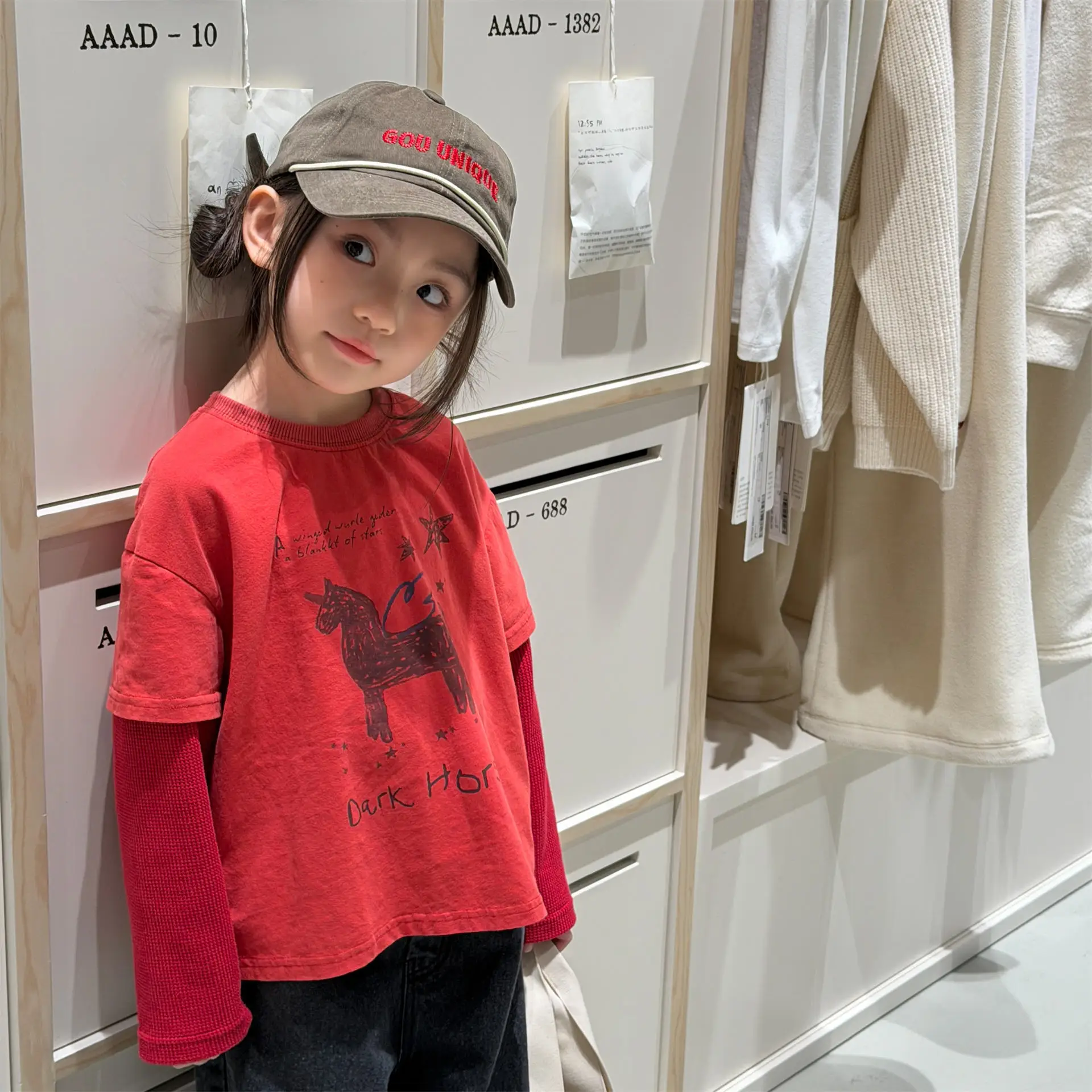 

2026 Spring New Children Long Sleeve T Shirts Cotton Boys Girls Cartoon Print Tops Toddler Casual Sweatshirt Kids Clothes