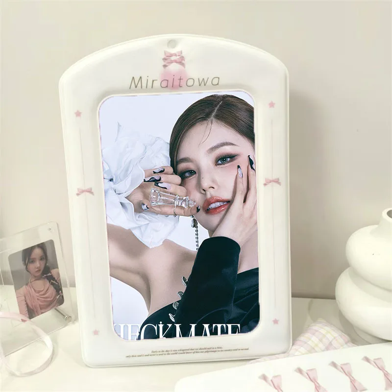 KPOP A4 Poster Portrait Idol Photo Card Card Holder Decorative Frame Book Bag Hanging Giant Postcard Card Storage Set