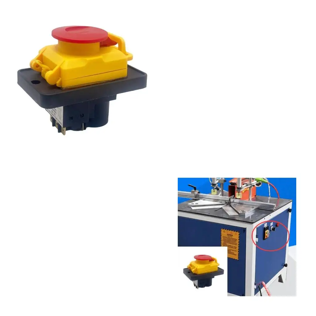 PVC7 Pin KJD18 Push Button Switches Electromagnetic Button Switches for Projects