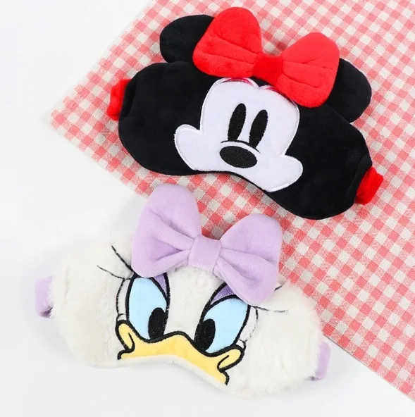 Disney cute classic soft and cute girl heart nap eye mask cartoon plush eye mask