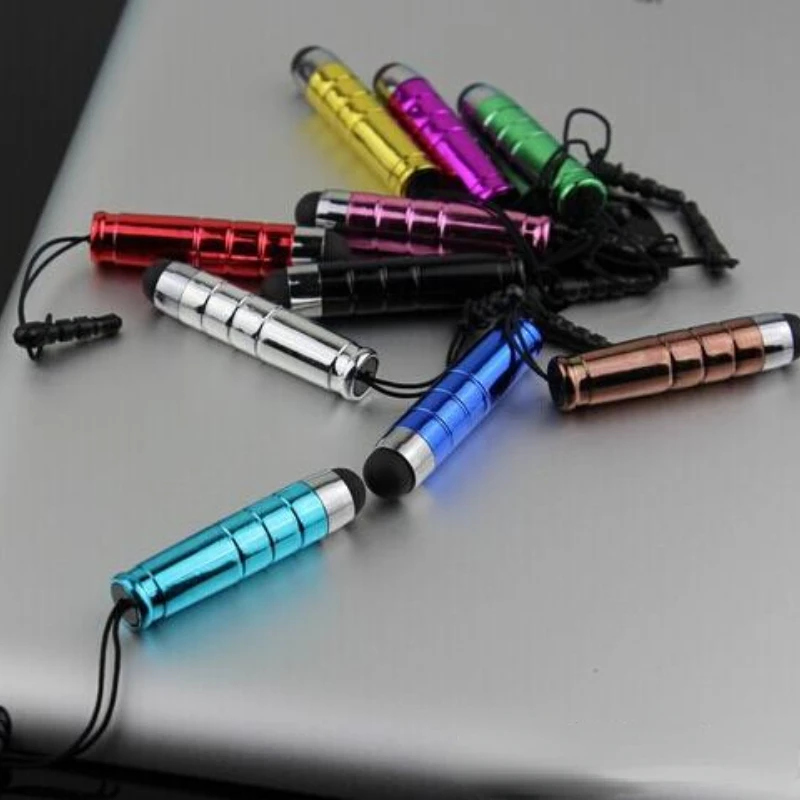 5pcs Bullet Head Capacitance Pen 3.5mm Earphone Plug For Iphone Samsung Capacitive Screen Universal Mobile Phone Stylus Pen 2024