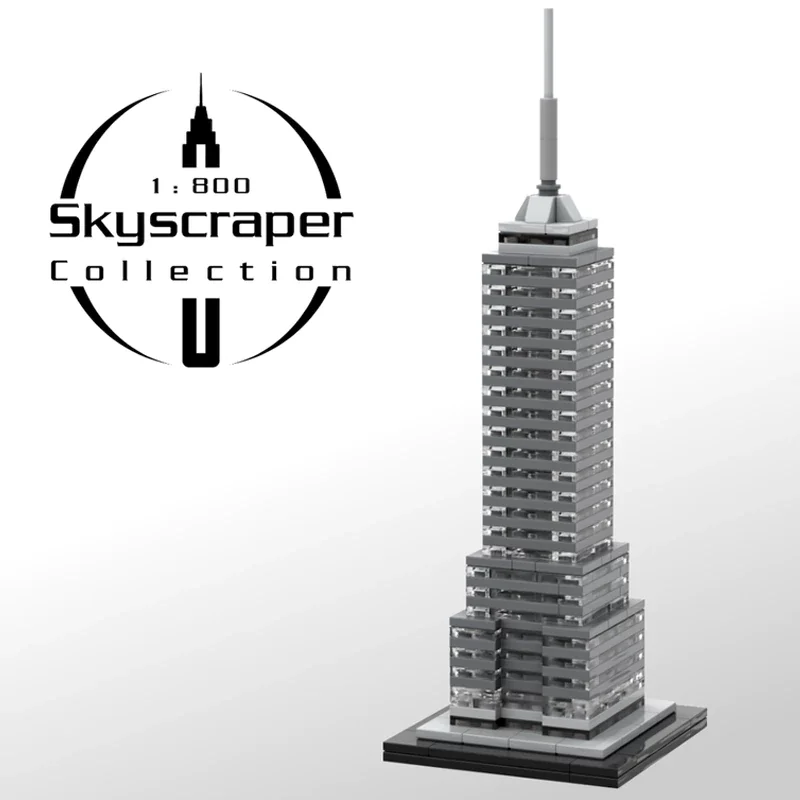 

296PCS MOC Torre Latin America Building Blocks City Street View Architectural Model Creative Collectible Toys Gift for Adult Kid