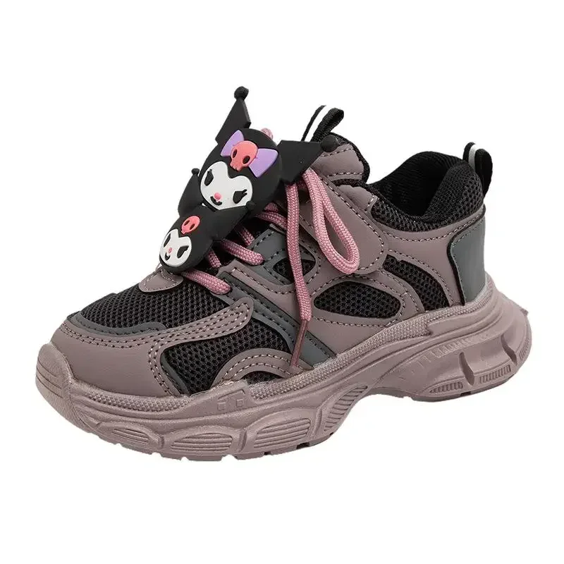 

Lovely Sanrio Girls Soft Sole Casual Sneakers Fashion Trend Running Shoes Children's Flat Baby Toddler Outdoor Shoes