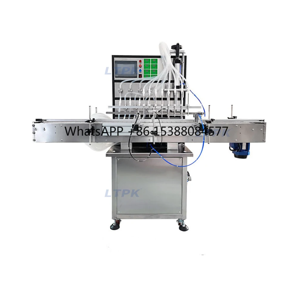 LT-VMP8H High-efficiency Filling Machine for Edible Oil and Fruit Wine 8-head Automatic Magnetic Pump Filling Machine