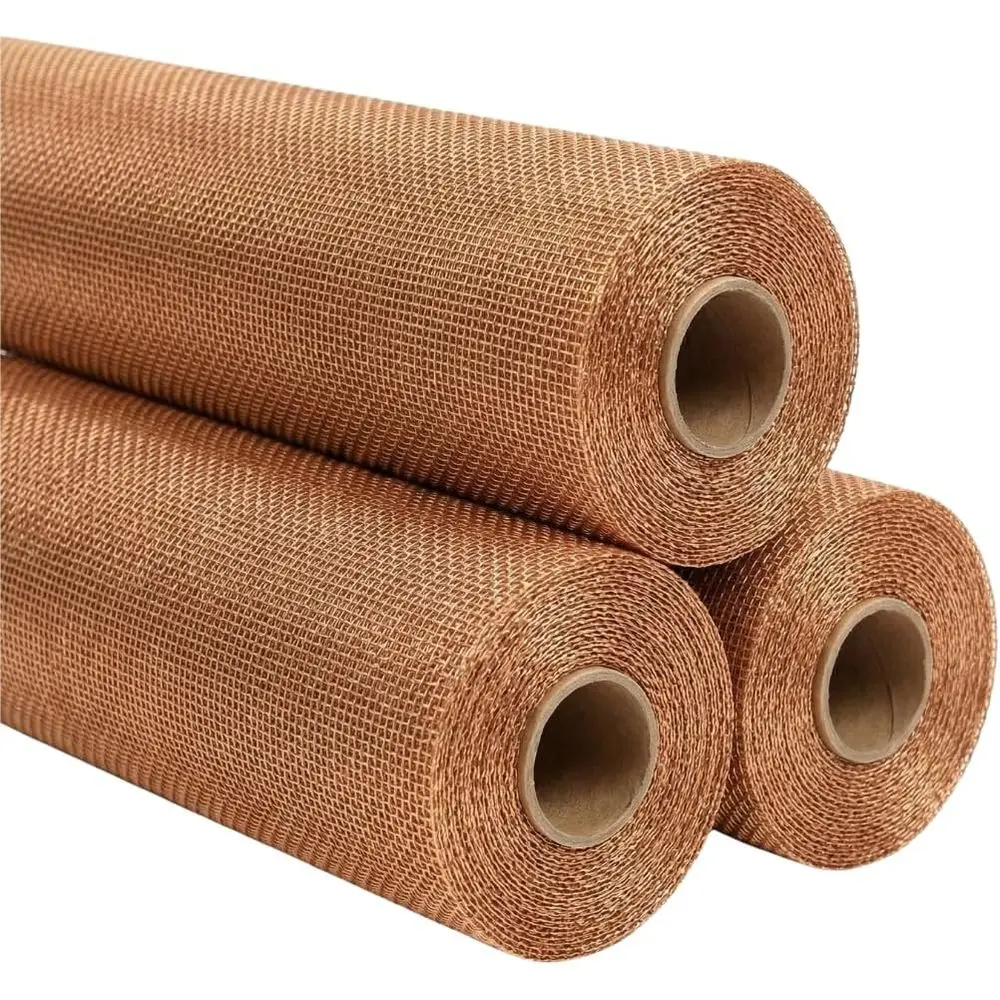 

Медная сетка Brite Bronze Copper Sn в рулоне – 24 дюйма x 25 нитей – 90% медная сетка для защиты от насекомых на окнах, верандах, патио, балконах, дверях – DIY