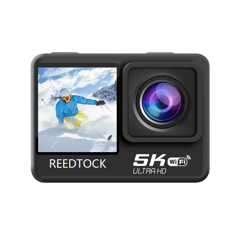 Action Camera 5K 4K 60FPS 24MP 2.0 Touch LCD Anti-shake Dual Screen WiFi Waterproof Remote Control Webcam Sport Video Recorder