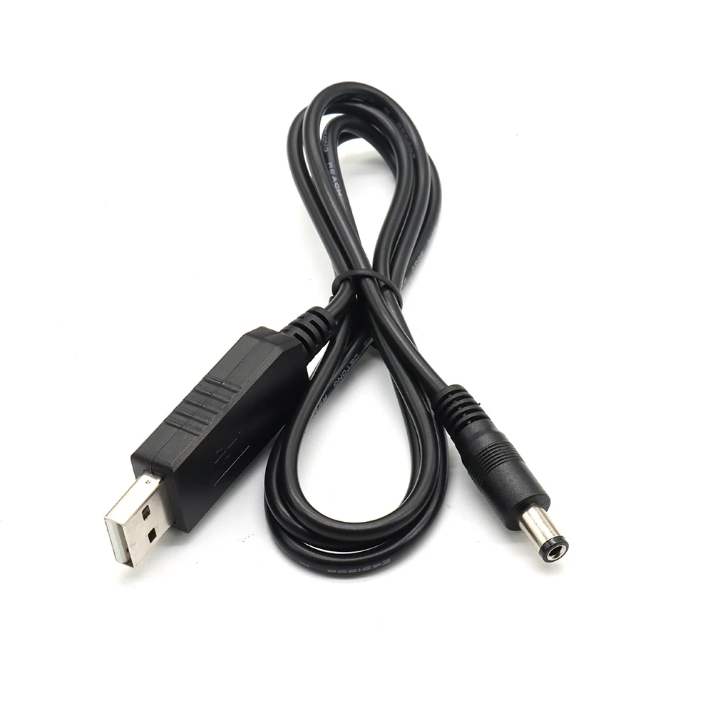 5.5*2.1mm USB To DC 5V to 12V 9V Power Cable For Router WIFI Modem Fan Adapter Wire usb Boost Module Converter Via Powerbank