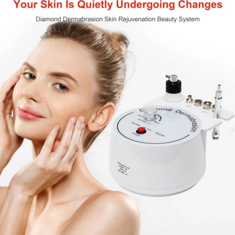 Máquina de microdermoabrasión de diamante 3 en 1, instrumento Facial para exfoliación, eliminación de espinillas, uso doméstico en Spa, dispositivo de cuidado de la piel Facial