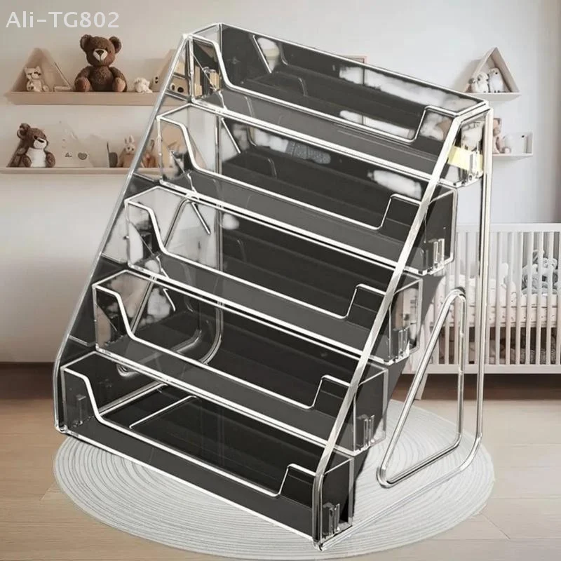 1 Set Acrylic Multi-layer Lipstick Organizer 3/4/5 Layers Heighten Cosmetics Storage Organizer Nail Perfume Display Stand
