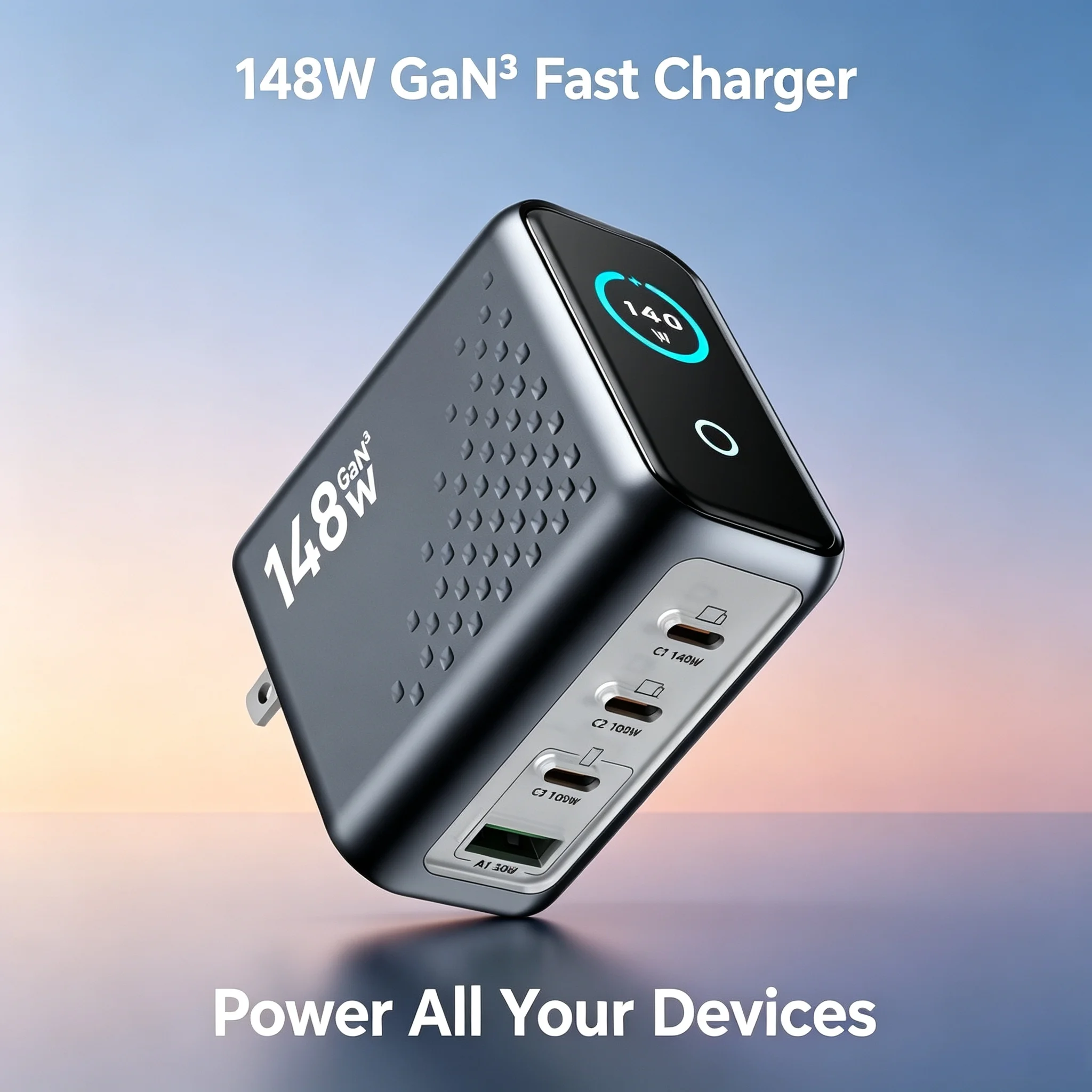 cargador-rapido-aixxco-148w-gan-de-4-puertos-qc30-40-usb-c-adaptador-de-pared-compacto-con-pantalla-inteligente-para-macbook-ipad-iphone-sin-bateria