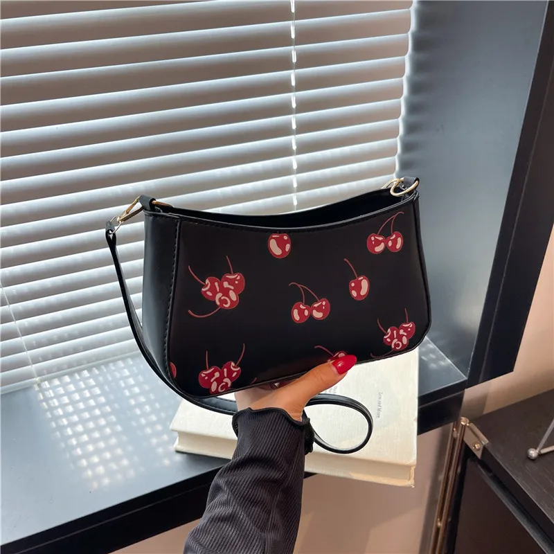 

Простые повседневные женские сумки большой вместимости, модные и роскошные сумки с наклонным дизайном, свежие сумки с принтом