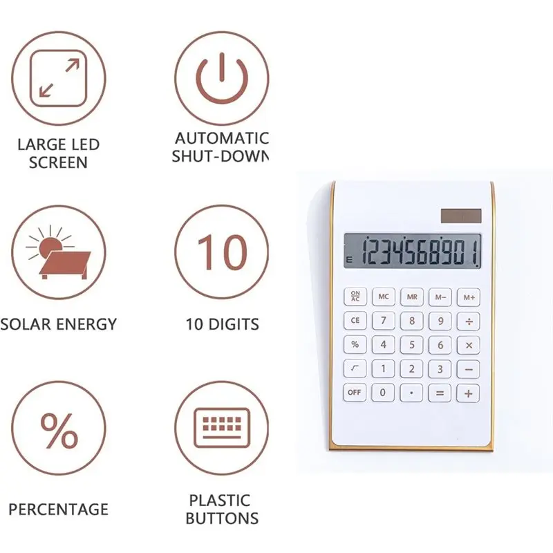 【TODAY-BUY】Gold Calculator, Small For Desk, Solar For Desktop Calculator, Pocket For Desk Accessories