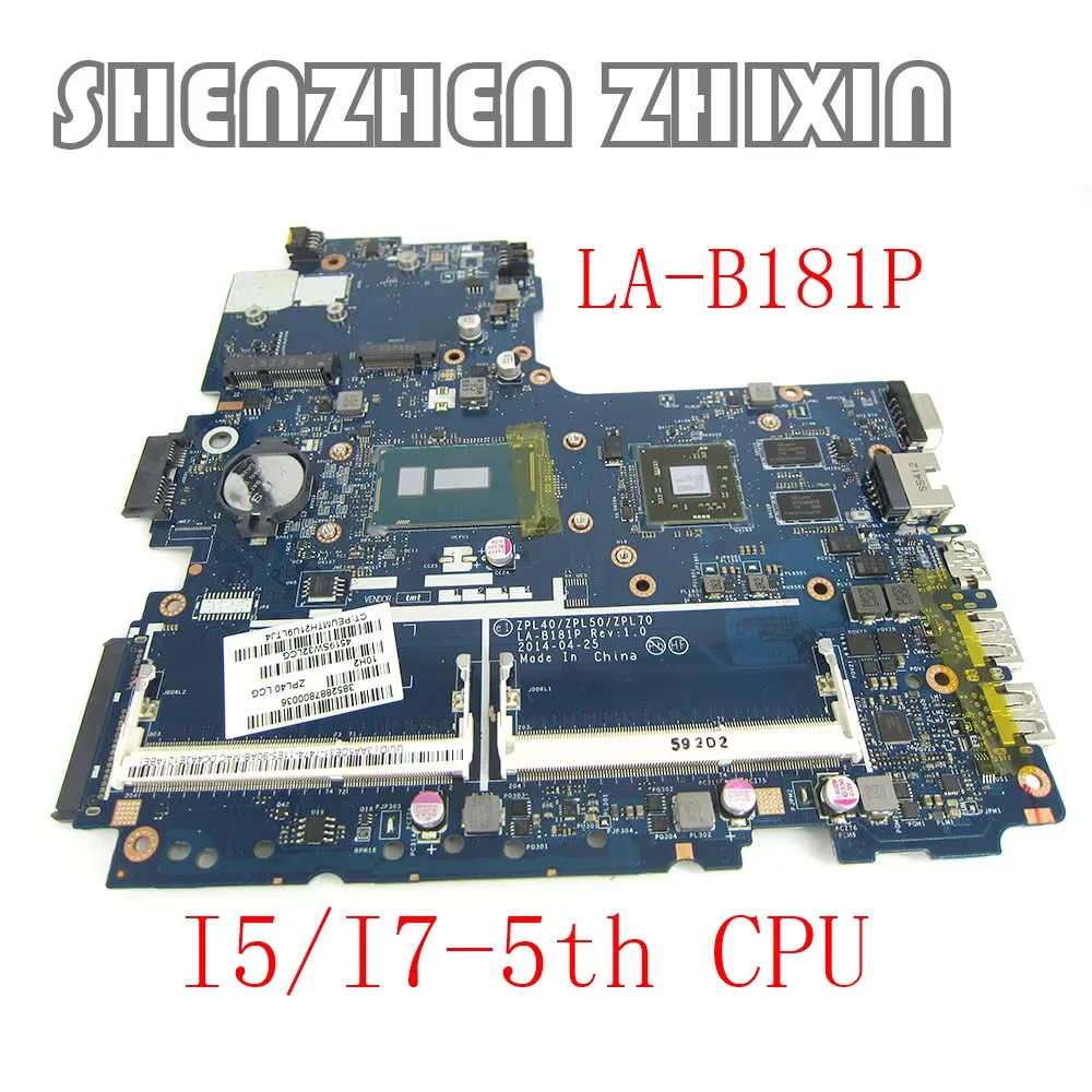 

For HP Probook 440 450 G2 Laptop Motherboard I5 I7 CPU LA-B181P 776583-001 773906-501 807227-601 768393-601 Mainboard Test