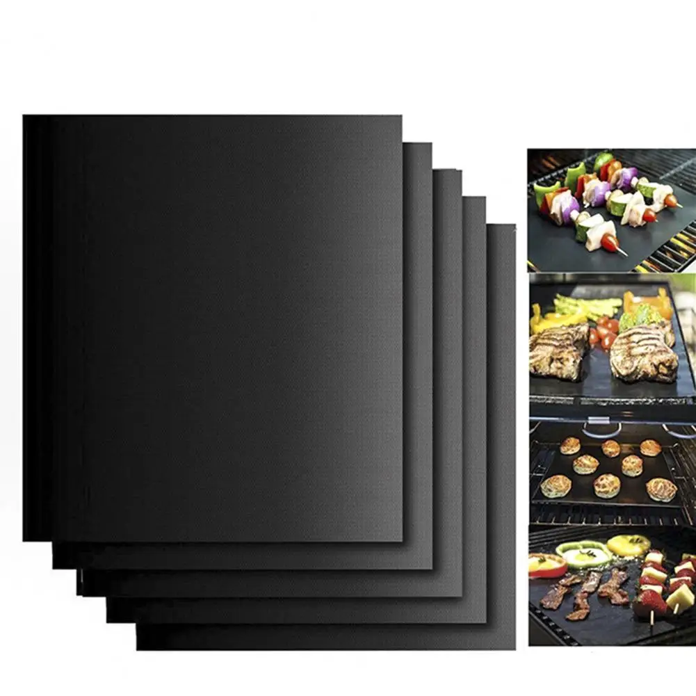 

BBQ Grill Mat Pad Baking Mat Thickened Oil-proof Baking Meat Mat Heat Resistance Easily Cleaned Baking Pad Kitchen Accesories