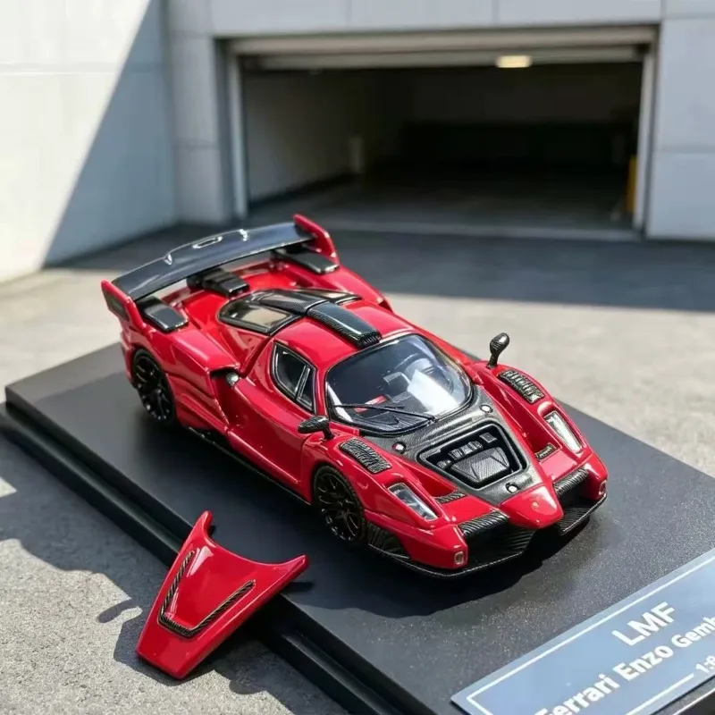 In Stock 1:64 Standard Red  Magnetic Alloy Car Model Casting Static Car Model Creative Decoration Item Holiday Gift