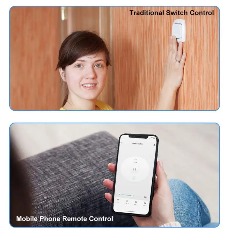 Tuya Smart WiFi/Zigbee Smart Switch Module Curtain Module Blinds Switch Connection Available with Alexa Google Home