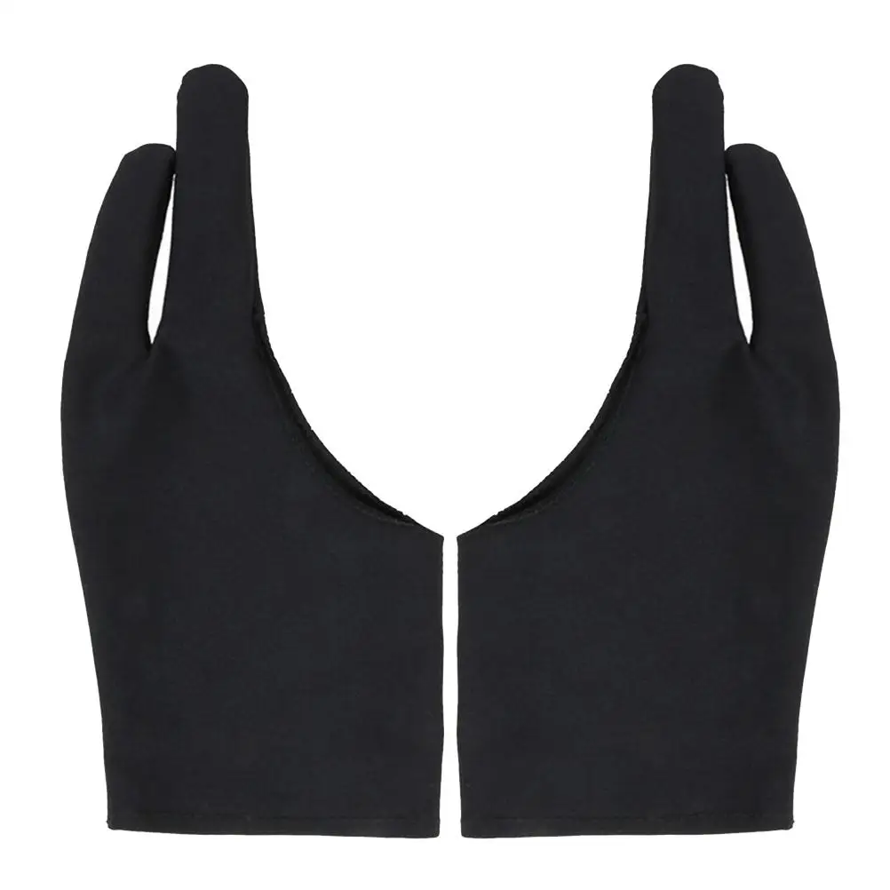 4 pcs AntiMistouch Gloves Drawing Board Graphics Tablet Artist TwoFinger Spandex Sketch Paint Breathable Comfortable