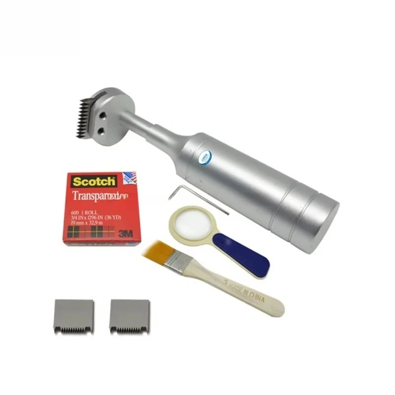 Professional Cross Hatch Cutter Adhesion Tester Paint Test Equipment Cross Hatch Paint Adhesion Test Kit for Hot Selling