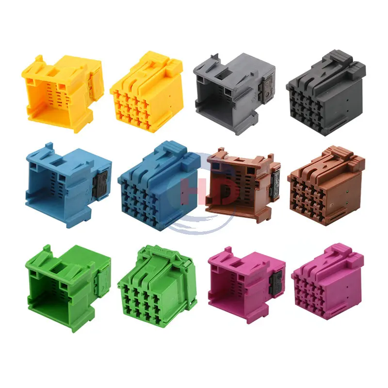 1-20 sets 12pin Purple 5.00mm Plug Housing Connector 1-967627-6 1-967622-6