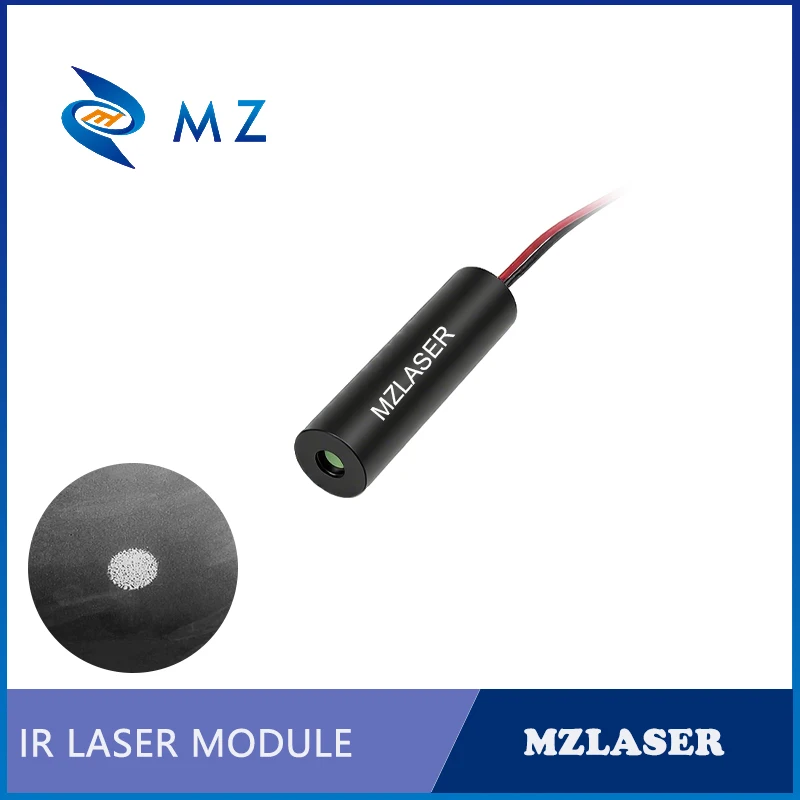 New Compact Infrared Dot Laser Diode Module 940nm D10mm 50mW 100mW 200mW 3V High-Accuracy Industrial Grade for Woodworking Parts
