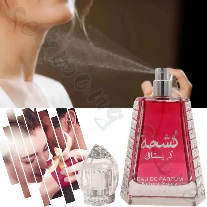 Arabian Style Perfume for Women 100ml Long-lasting Fragrance Eau De Toilette Woody Fragrance To Remove Odor and Exude Charm