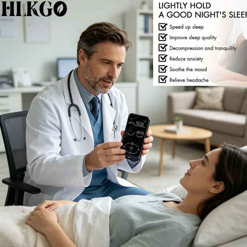 Advanced Portable Vagus Nerve Stimulator for Seasonal Affective Disorder Energy Boost Insomnia Relief Home Recovery