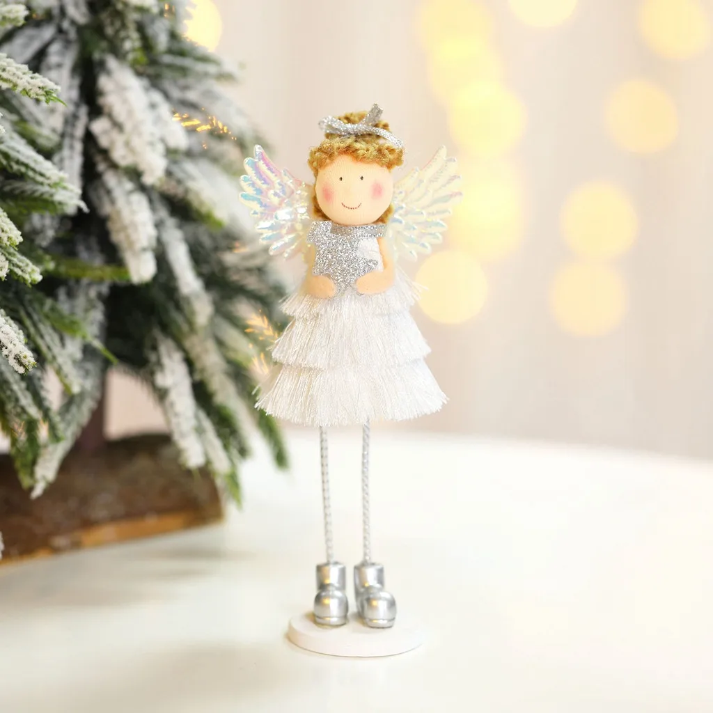 Christmas Decoration Enchanting Angel Figurine Ornament Festive Decoration For Holidays And Weddings Xmas Table Ornament Newyear